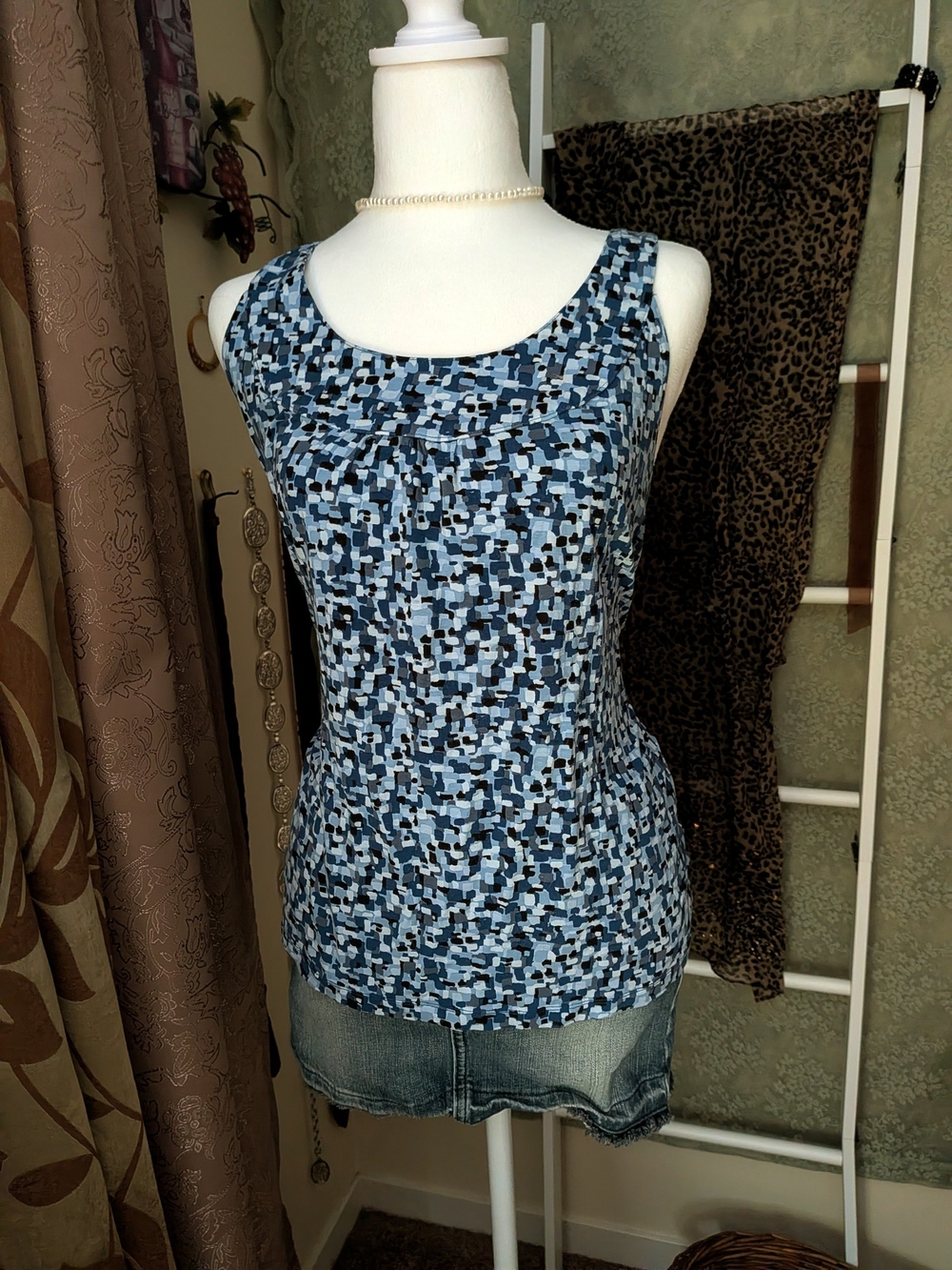 Vintage Reilmans Y2K Blue Top